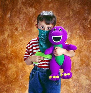 Photo of Barney doll